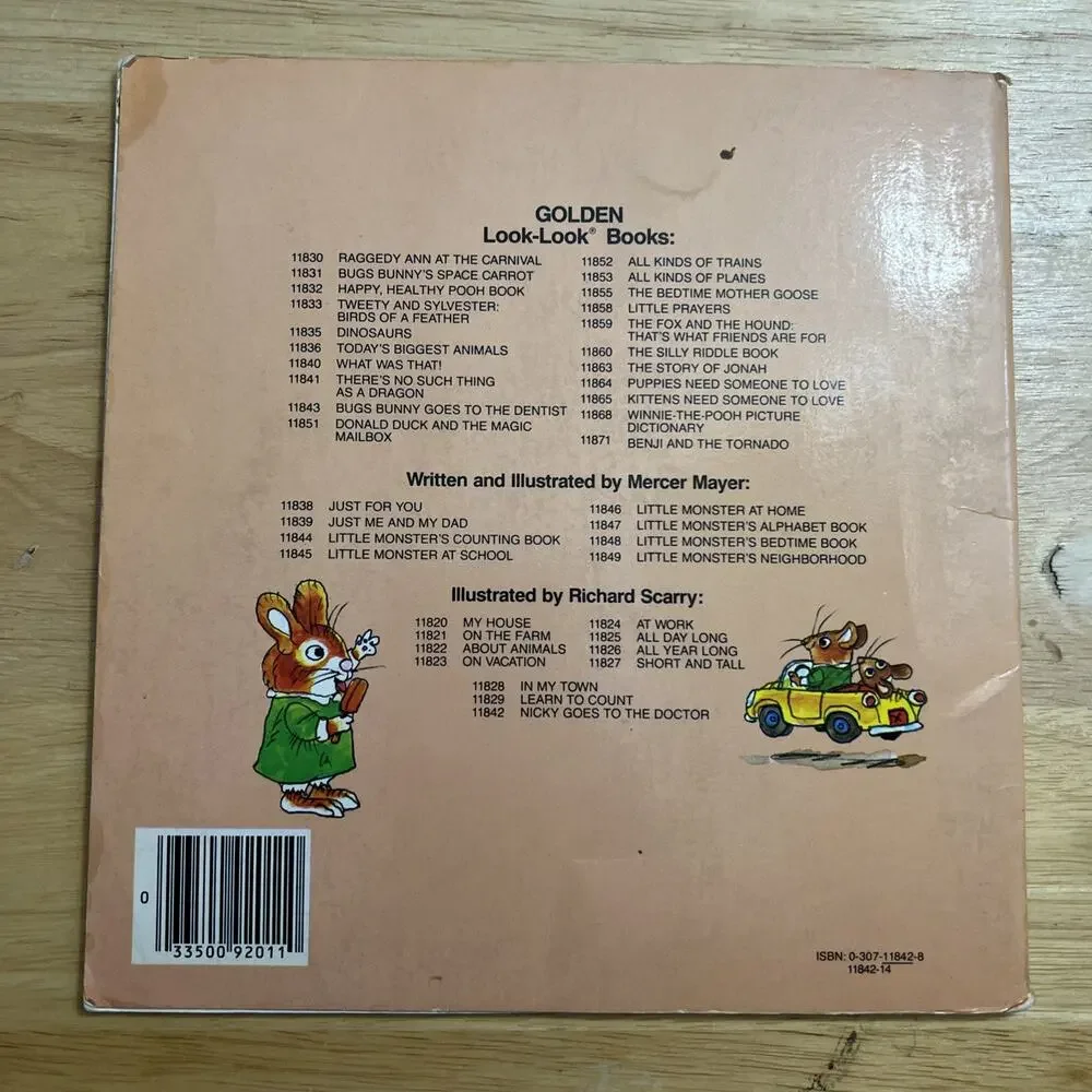 Nicky Goes to the Doctor Golden Look Look Book Paperback 1978 By Richard Scarry
